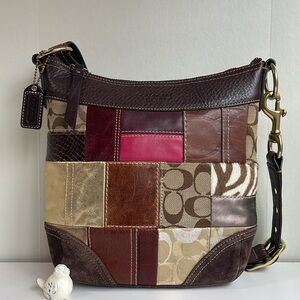 COACH Vintage Patchwork Shoulder Crossbody Bag